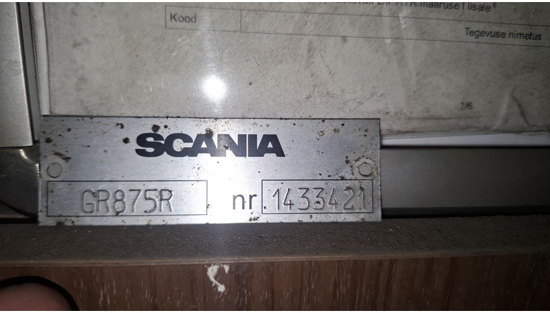 Scania BUS -GR875R . GRSO 905R. - Caja de cambios: foto 5 Scania BUS -GR875R . GRSO 905R. - Caja de cambios: foto 5