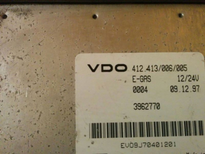 Unidad de control Scania VDO 412.413\006\002 . 412.413/006/005: foto 17