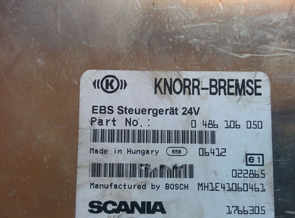 Leasing de  Volvo KNOR-BREMSE EBS 0486106063, 0486106028.\\\\ 0486106050 .\\ 063\\   Volvo Scania Volvo KNOR-BREMSE EBS 0486106063, 0486106028.\\\\ 0486106050 .\\ 063\\   Volvo Scania: foto 8