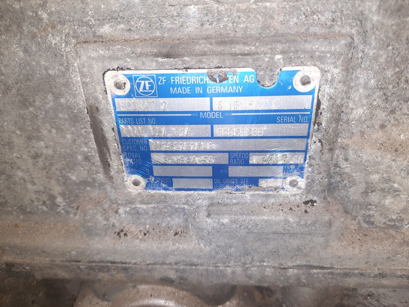 ZF 6HP604C .6HP502C. 6HP552C .6HP602C. 6HP592C. 6HP504C .6HP604C. 6 - Caja de cambios: foto 5 ZF 6HP604C .6HP502C. 6HP552C .6HP602C. 6HP592C. 6HP504C .6HP604C. 6 - Caja de cambios: foto 5