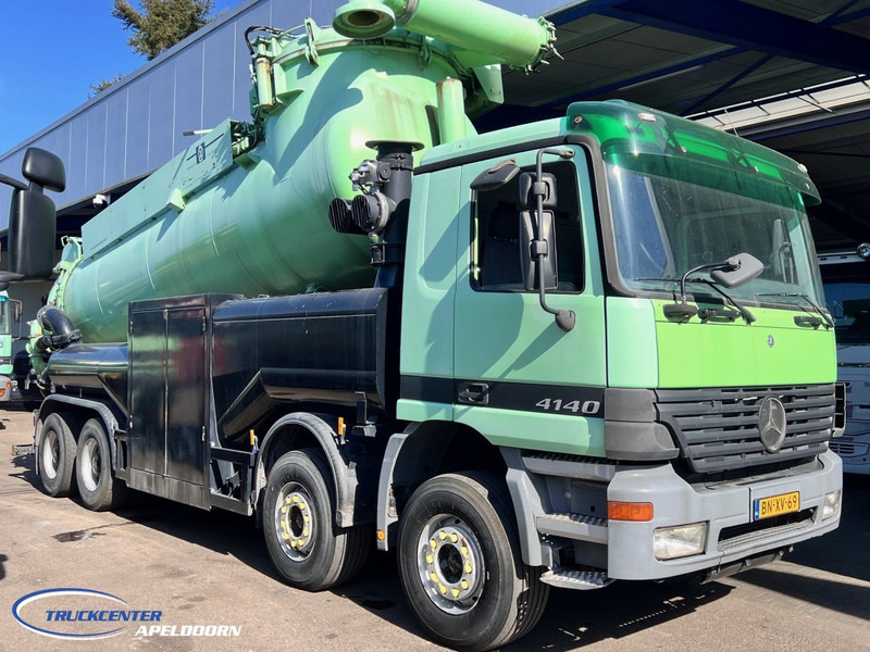 Mercedes-Benz Actros 4140 Naaktgeboren Vortex VP8000, 8x4 Steel spring Manuel - Limpieza de alcantarillado: foto 1 Mercedes-Benz Actros 4140 Naaktgeboren Vortex VP8000, 8x4 Steel spring Manuel - Limpieza de alcantarillado: foto 1