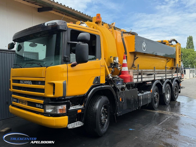Scania P114GB8X2/4 NA 340 Tussenbak ontbreekt - Limpieza de alcantarillado: foto 1 Scania P114GB8X2/4 NA 340 Tussenbak ontbreekt - Limpieza de alcantarillado: foto 1