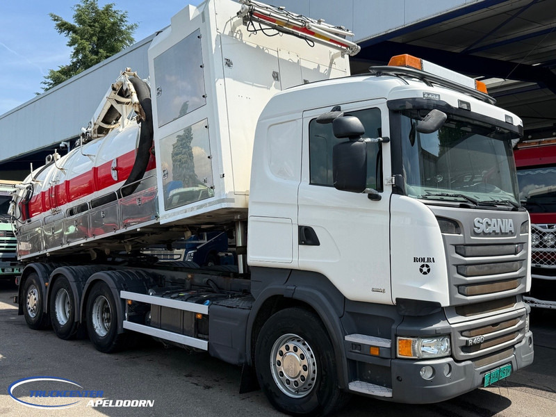 Scania R490 Euro 6, Rolba Inox / Edelstahl, 8x4 - Limpieza de alcantarillado: foto 1 Scania R490 Euro 6, Rolba Inox / Edelstahl, 8x4 - Limpieza de alcantarillado: foto 1