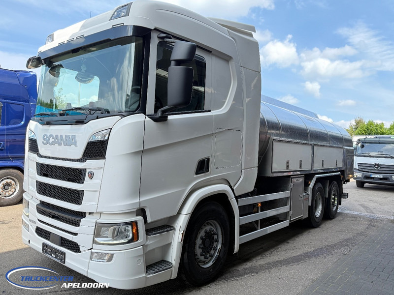 Scania R500 NGS 15000 Liter, Retarder, Stuuras, RVS tank - melk - water - Camión cisterna: foto 2 Scania R500 NGS 15000 Liter, Retarder, Stuuras, RVS tank - melk - water - Camión cisterna: foto 2