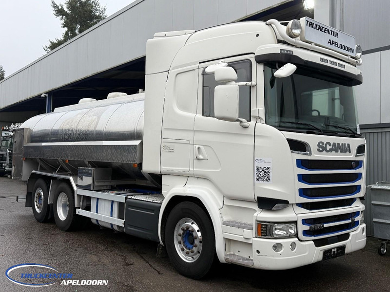 Scania R580 V8 Retarder, Stuuras, 15000 Liter roestvrijstalen tank - Camión cisterna: foto 1 Scania R580 V8 Retarder, Stuuras, 15000 Liter roestvrijstalen tank - Camión cisterna: foto 1