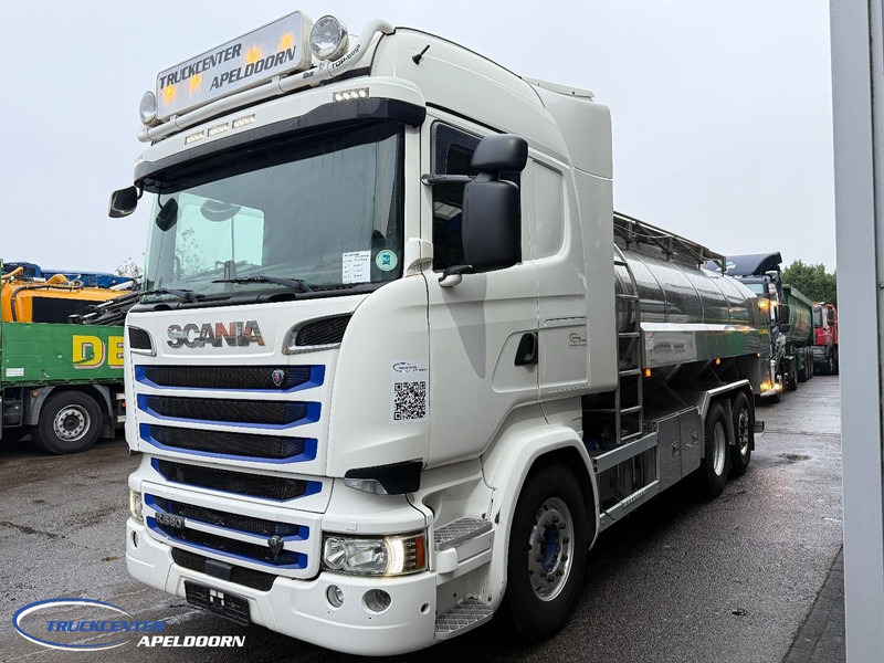 Scania R580 V8 Retarder, Stuuras, 15000 Liter roestvrijstalen tank - Camión cisterna: foto 3 Scania R580 V8 Retarder, Stuuras, 15000 Liter roestvrijstalen tank - Camión cisterna: foto 3