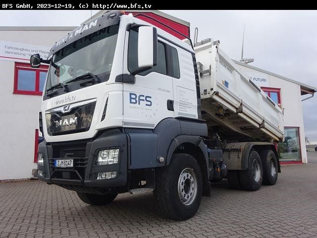 MAN TGS 26.500 6x4 BB MEILLER Bordmatik links, Motor - Camión volquete: foto 1 MAN TGS 26.500 6x4 BB MEILLER Bordmatik links, Motor - Camión volquete: foto 1