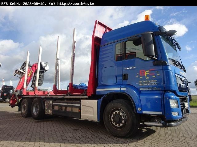 MAN TGS 26.500 6x4H-4BL Kurzholz - Camión forestal: foto 3 MAN TGS 26.500 6x4H-4BL Kurzholz - Camión forestal: foto 3