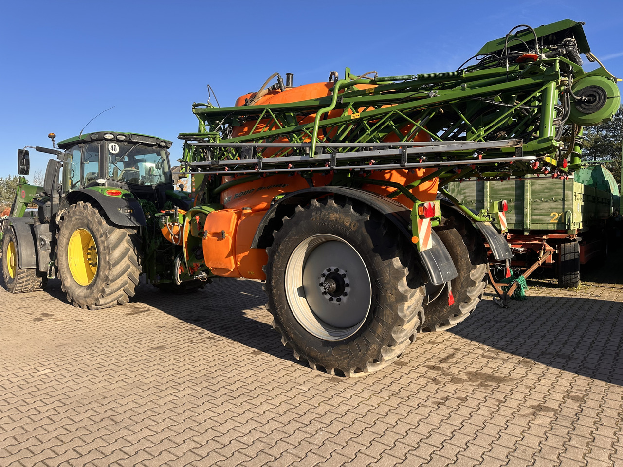 Pulverizador arrastrado AMAZONE UX 6200 36m GPS: foto 8