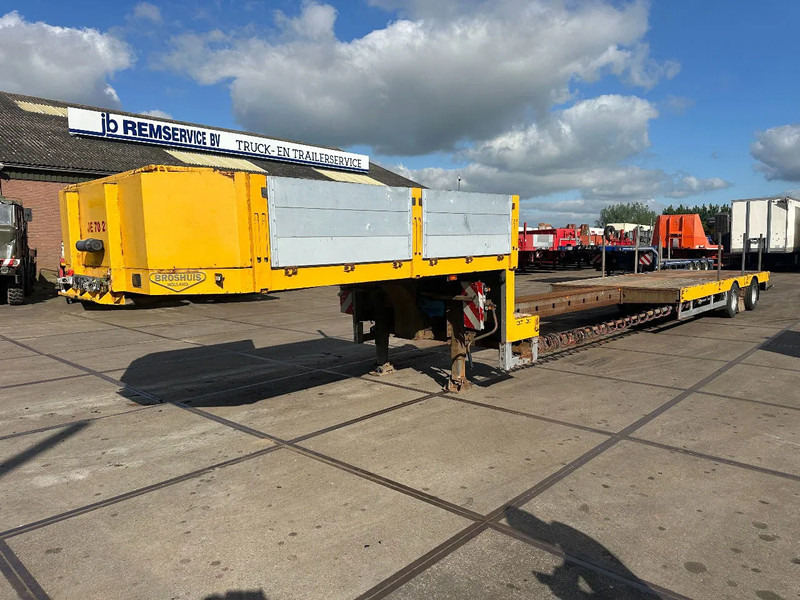 Broshuis 21N58A, 2 AXLE LAST AXLE STEERING, EXTENDABLE - Semirremolque góndola rebajadas: foto 1 Broshuis 21N58A, 2 AXLE LAST AXLE STEERING, EXTENDABLE - Semirremolque góndola rebajadas: foto 1