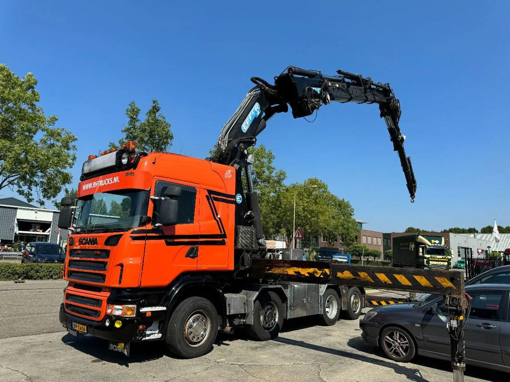 Scania R560 V8 8X2 + EFFER CRANE 1550 6S + FLYJIP 6XHYD - Cabeza tractora: foto 2 Scania R560 V8 8X2 + EFFER CRANE 1550 6S + FLYJIP 6XHYD - Cabeza tractora: foto 2