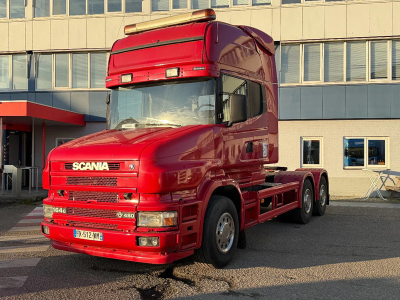 Scania T164-480 V8 6X4 + RETARDER - FULL STEEL SUSP. - BIG AXLES - EURO 3 - Cabeza tractora: foto 1 Scania T164-480 V8 6X4 + RETARDER - FULL STEEL SUSP. - BIG AXLES - EURO 3 - Cabeza tractora: foto 1