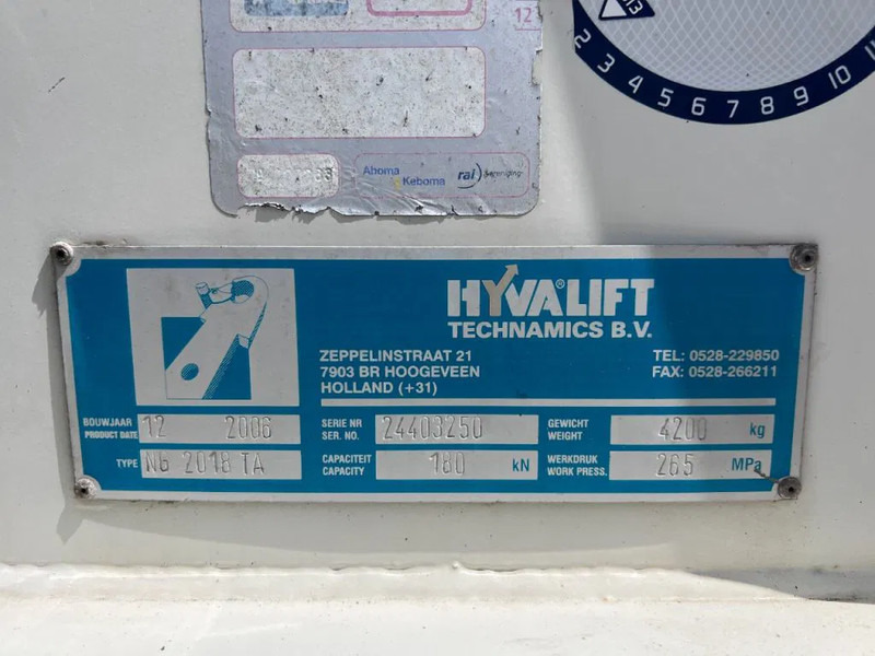 Camión portacontenedor de cadenas DAF CF 85.360 6X2 EURO 5 HYVA SKIPLOADER + NIDO: foto 9 Camión portacontenedor de cadenas DAF CF 85.360 6X2 EURO 5 HYVA SKIPLOADER + NIDO: foto 9