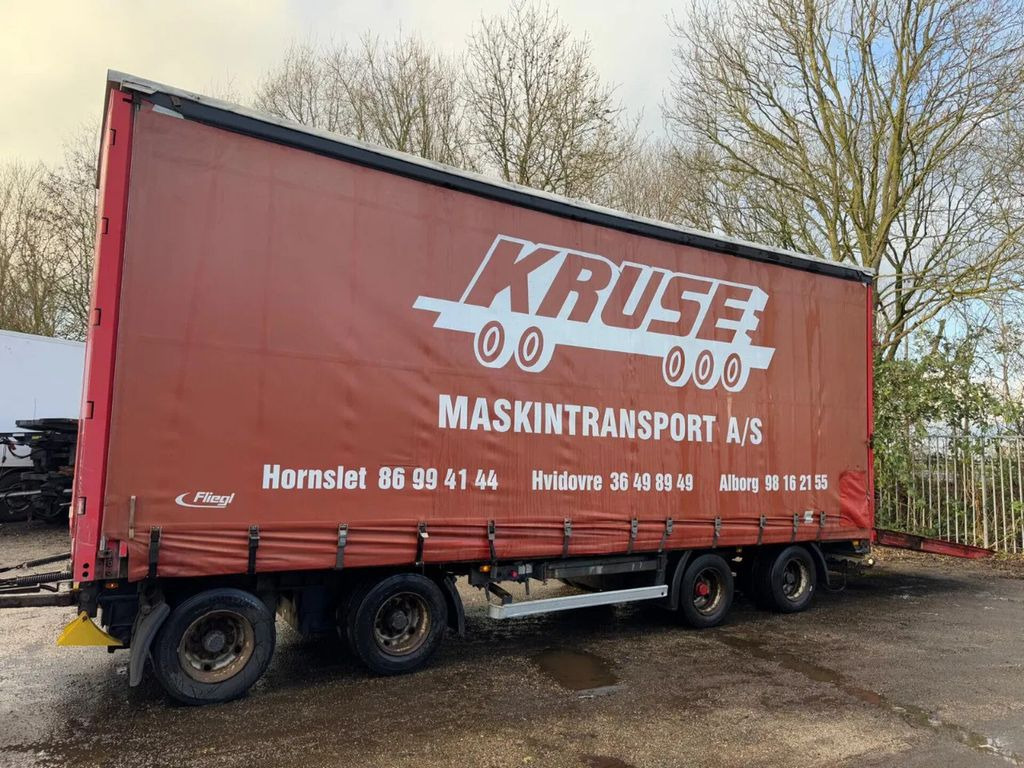 Fliegl VPS 320 HYDRAULIC RAMP 3,15 M 4X BPW AXLE UOPLYS - Remolque con toldo: foto 2 Fliegl VPS 320 HYDRAULIC RAMP 3,15 M 4X BPW AXLE UOPLYS - Remolque con toldo: foto 2