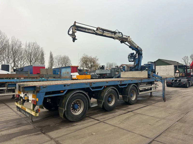 Floor MET HIAB R165-F2, LAATSTE 2 ASSEN GESTUURD - Semirremolque plataforma/ Caja abierta: foto 2 Floor MET HIAB R165-F2, LAATSTE 2 ASSEN GESTUURD - Semirremolque plataforma/ Caja abierta: foto 2