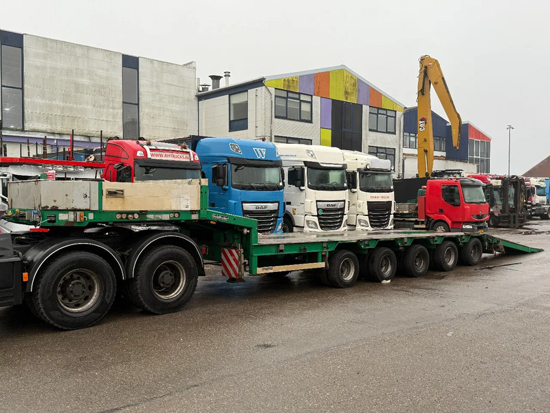 Goldhofer STZ-H5,5 ACLE, 3 AXLE FORCED STEERING, DOUBLE HYDRAULIC RAMPS, TUV TILL 11-11-2026 - Semirremolque góndola rebajadas: foto 1 Goldhofer STZ-H5,5 ACLE, 3 AXLE FORCED STEERING, DOUBLE HYDRAULIC RAMPS, TUV TILL 11-11-2026 - Semirremolque góndola rebajadas: foto 1