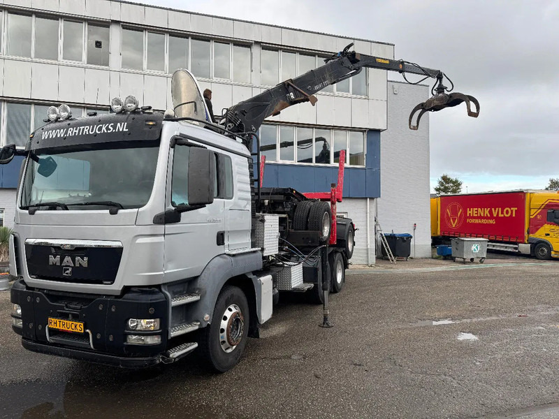 MAN TGS 33.480 6X4 + HIAB 251S.82 + TRAILER 2 AXLE KRAEMER - Camión grúa: foto 3 MAN TGS 33.480 6X4 + HIAB 251S.82 + TRAILER 2 AXLE KRAEMER - Camión grúa: foto 3