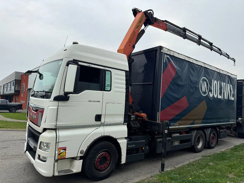 MAN TGX 26.480 6X2 - EURO 6 + PALFINGER PK20002 + REMOTE + LIFTING AXLE - Camión grúa: foto 1 MAN TGX 26.480 6X2 - EURO 6 + PALFINGER PK20002 + REMOTE + LIFTING AXLE - Camión grúa: foto 1