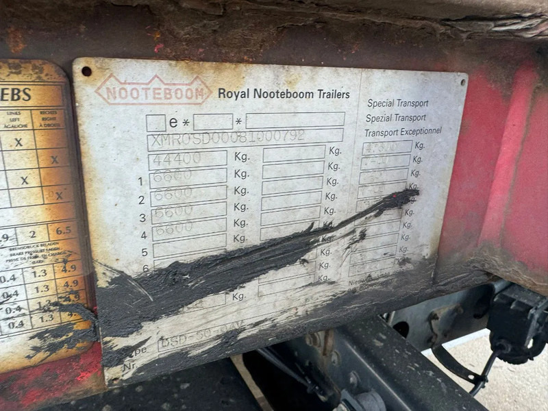 Semirremolque góndola rebajadas Nooteboom OSD-50-04V, 4 AXLE, 6,7 EXTENDABLE LAST 2 STEERING: foto 15