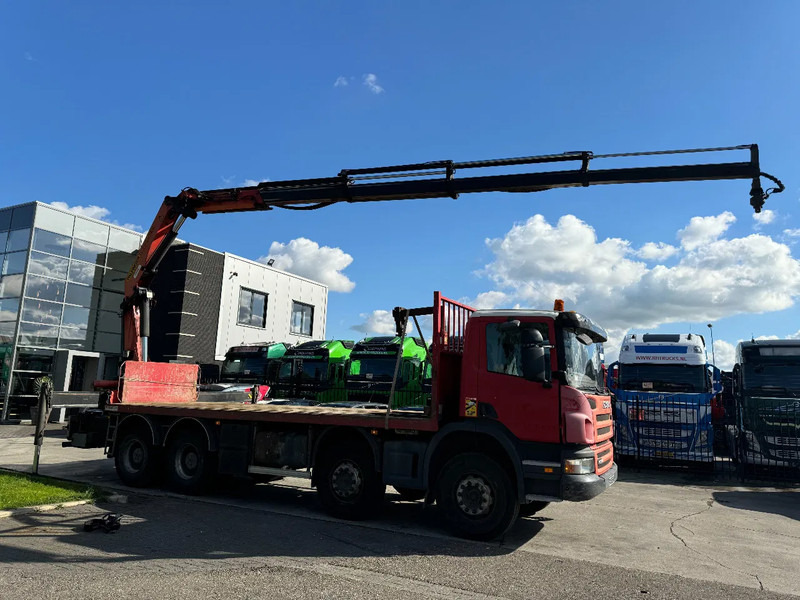 Scania P360 8X4 - EURO 5 + PALFINGER PK22002-EH + REMOTE - Camión caja abierta, Camión grúa: foto 3 Scania P360 8X4 - EURO 5 + PALFINGER PK22002-EH + REMOTE - Camión caja abierta, Camión grúa: foto 3