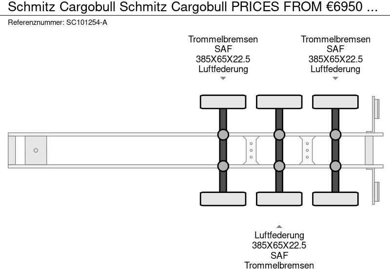 Schmitz Cargobull Schmitz Cargobull PRICES FROM €6950 TO €8950,- 40 X CARRIER 1850 MT D/E SAF AXELS - Semirremolque frigorífico: foto 4 Schmitz Cargobull Schmitz Cargobull PRICES FROM €6950 TO €8950,- 40 X CARRIER 1850 MT D/E SAF AXELS - Semirremolque frigorífico: foto 4
