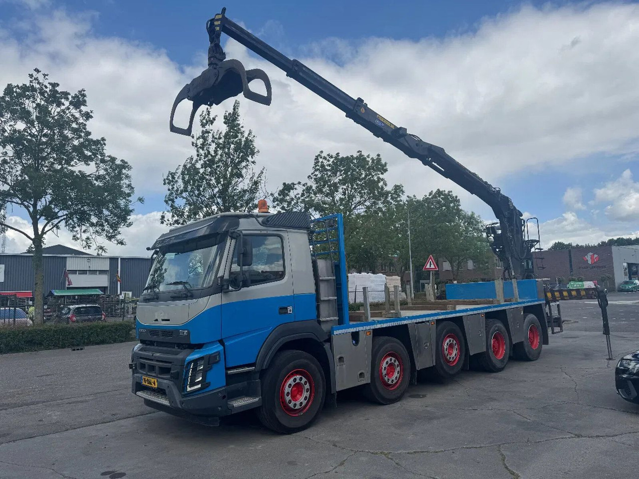 Volvo FMX 460 10X4 HIAB J2640ZT + HULTDINS GRIJPER HUB - Camión caja abierta, Camión grúa: foto 1 Volvo FMX 460 10X4 HIAB J2640ZT + HULTDINS GRIJPER HUB - Camión caja abierta, Camión grúa: foto 1