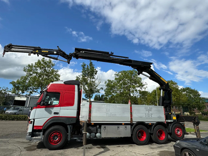 Volvo FMX 460 8X4 PALFINGER PK53002 + FLY JIP AN REMOTE CONTROLE, LAST AXEL STEERING - Camión caja abierta, Camión grúa: foto 1 Volvo FMX 460 8X4 PALFINGER PK53002 + FLY JIP AN REMOTE CONTROLE, LAST AXEL STEERING - Camión caja abierta, Camión grúa: foto 1