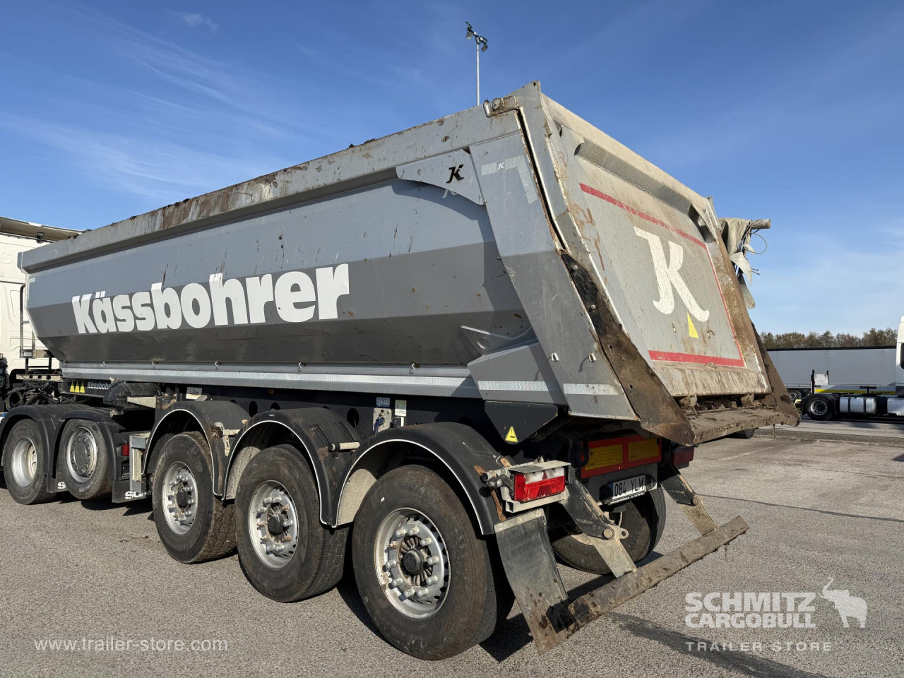 KAESSBOHRER Tipper steel half pipe body 27m³ - Semirremolque volquete: foto 1 KAESSBOHRER Tipper steel half pipe body 27m³ - Semirremolque volquete: foto 1