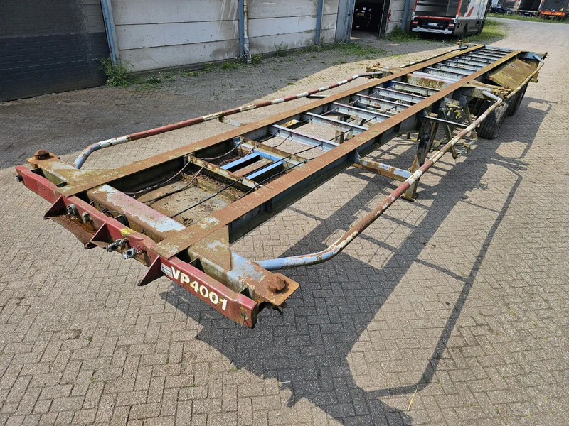 Fruehauf 2 axle - Steelspring - widespread - Semirremolque portacontenedore/ Intercambiable: foto 1 Fruehauf 2 axle - Steelspring - widespread - Semirremolque portacontenedore/ Intercambiable: foto 1