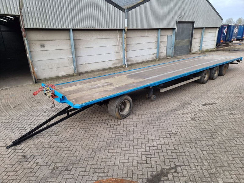 Van Hool 13.60 M LONG - 1 M HIGH - SUPER SINGLE TIRES - DRUM BRAKES - Remolque caja abierta: foto 1 Van Hool 13.60 M LONG - 1 M HIGH - SUPER SINGLE TIRES - DRUM BRAKES - Remolque caja abierta: foto 1