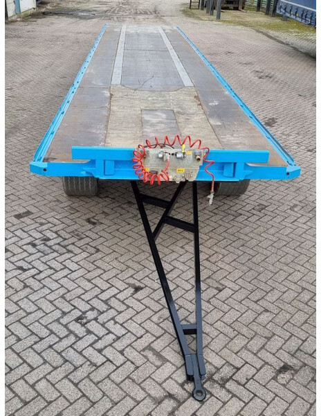 Van Hool 13.60 M LONG - 1 M HIGH - SUPER SINGLE TIRES - DRUM BRAKES - Remolque caja abierta: foto 2 Van Hool 13.60 M LONG - 1 M HIGH - SUPER SINGLE TIRES - DRUM BRAKES - Remolque caja abierta: foto 2