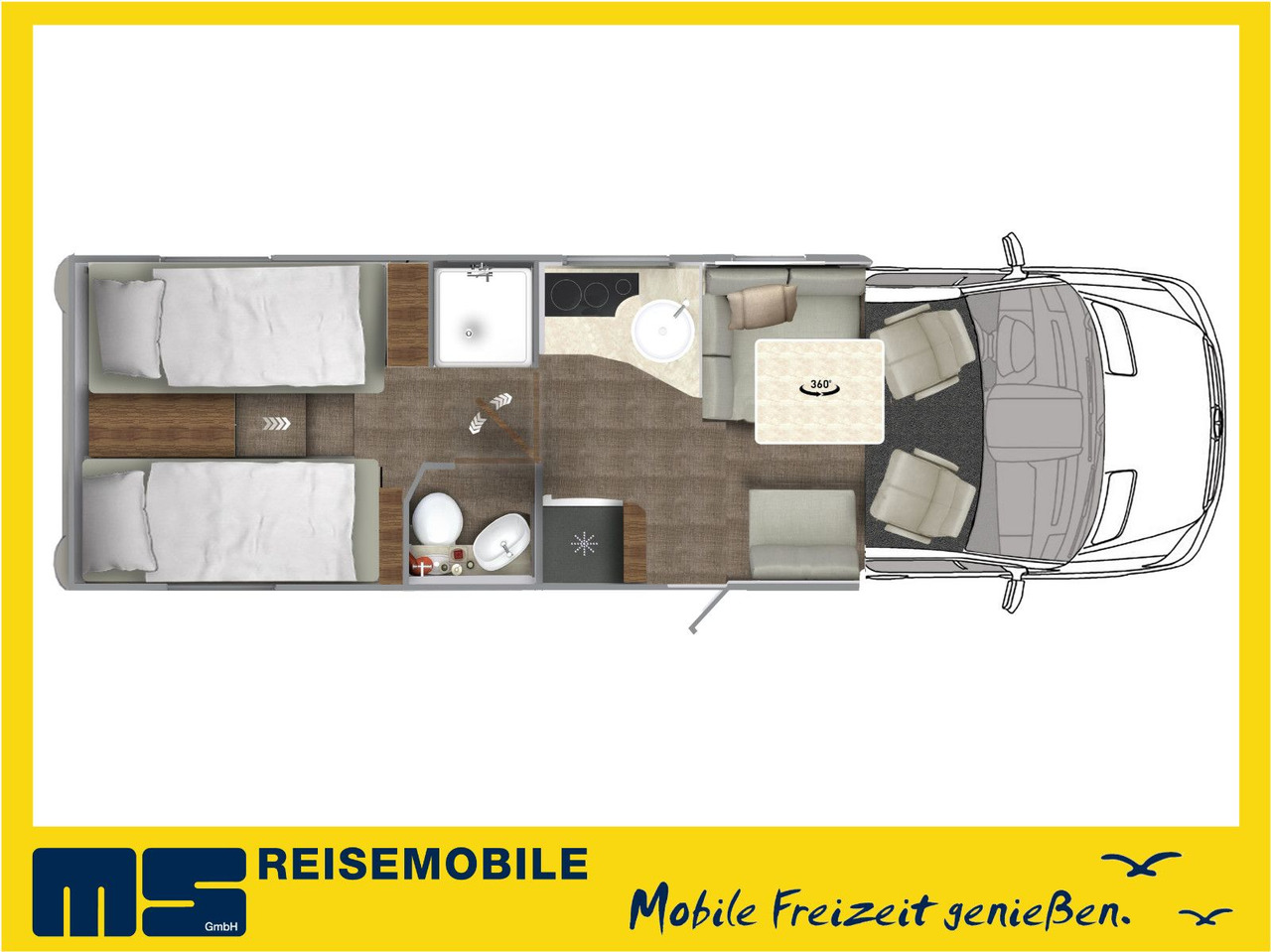 Eura Mobil CONTURA 766 EB /LUMINARY PAKET / EINZELBETTEN - Autocaravana perfilada: foto 2 Eura Mobil CONTURA 766 EB /LUMINARY PAKET / EINZELBETTEN - Autocaravana perfilada: foto 2