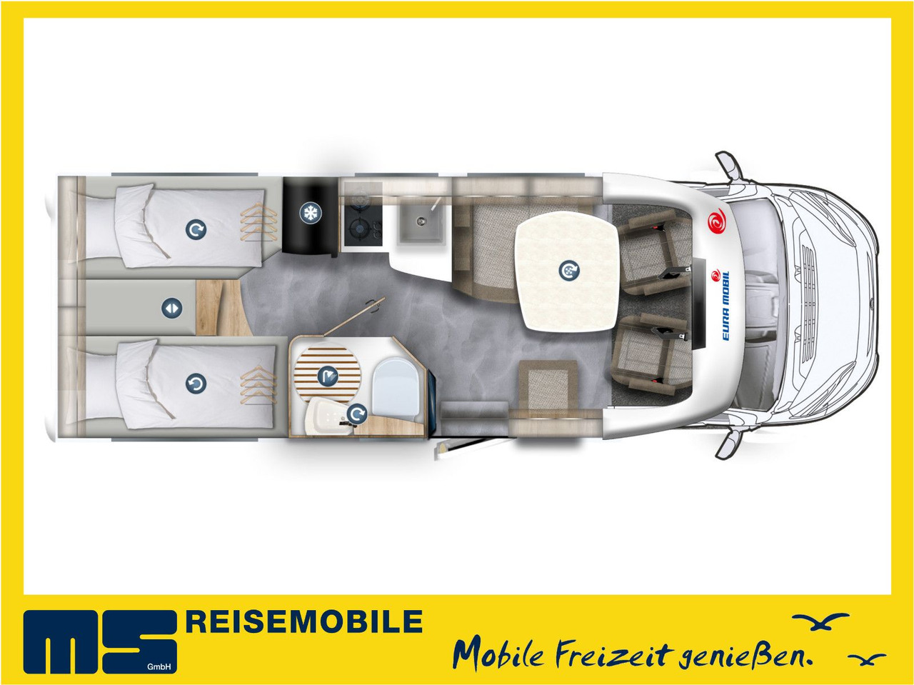 Eura Mobil PROFILA T 695 EB/MOD.2025/MONDIAL/140PS/EINZELB. - Autocaravana perfilada: foto 2 Eura Mobil PROFILA T 695 EB/MOD.2025/MONDIAL/140PS/EINZELB. - Autocaravana perfilada: foto 2