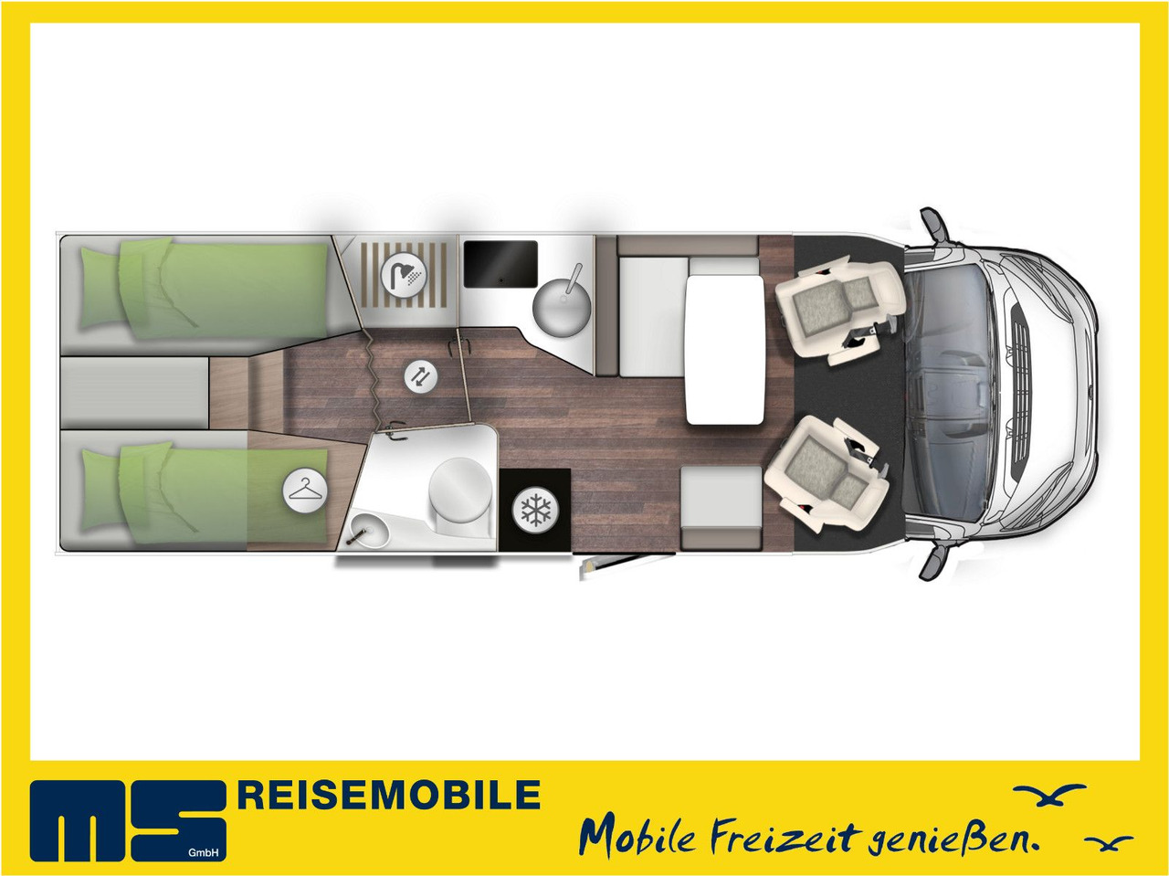 Forster T 745 EB /-MODELL 2025- / EINZELBETTEN & RAUMBAD - Autocaravana perfilada: foto 2 Forster T 745 EB /-MODELL 2025- / EINZELBETTEN & RAUMBAD - Autocaravana perfilada: foto 2