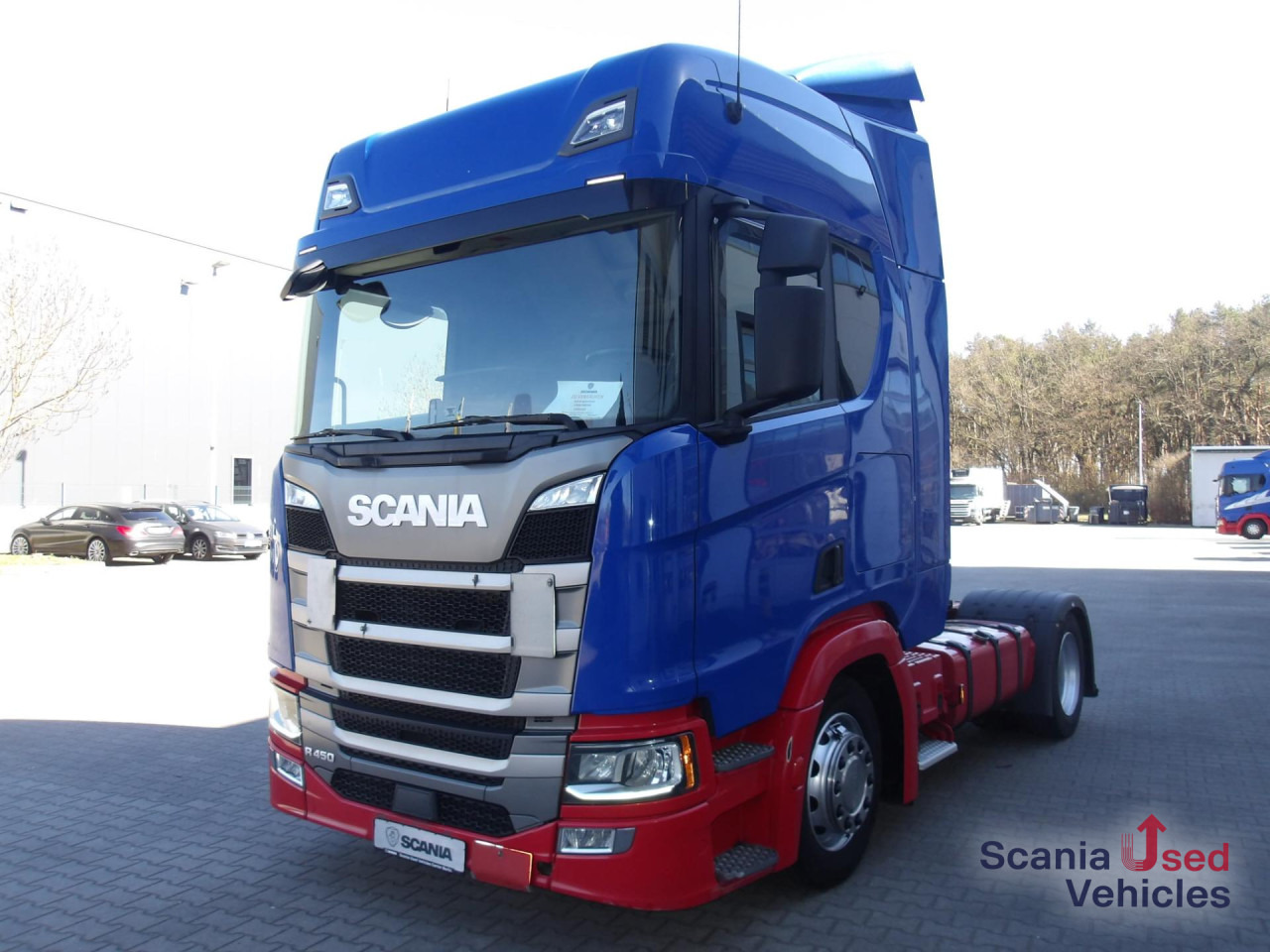 Cabeza tractora SCANIA R 450 A4x2EB / Retarder / Standklima / Mega: foto 1