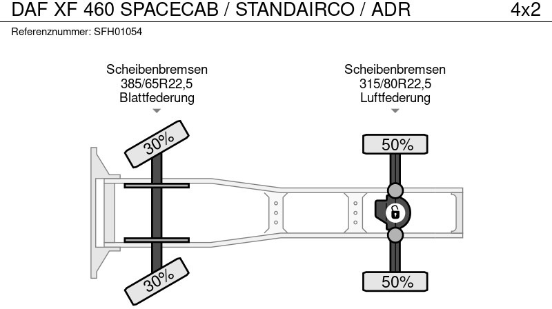 Cabeza tractora DAF XF 460 SPACECAB / STANDAIRCO / ADR: foto 15 Cabeza tractora DAF XF 460 SPACECAB / STANDAIRCO / ADR: foto 15