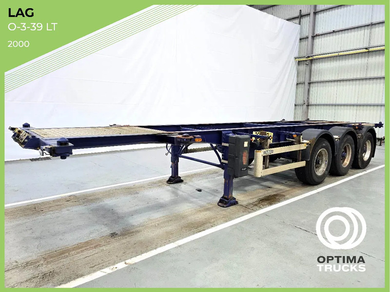 LAG O-3-39 LT / 20, 30ft - Semirremolque portacontenedore/ Intercambiable: foto 1 LAG O-3-39 LT / 20, 30ft - Semirremolque portacontenedore/ Intercambiable: foto 1