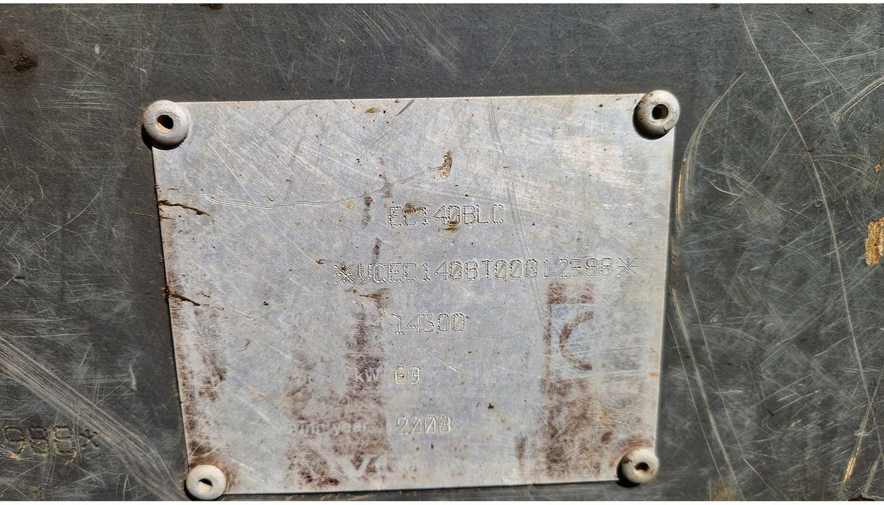 Excavadora 2008 VOLVO EC140BLC TRACKED EXCAVATOR: foto 18