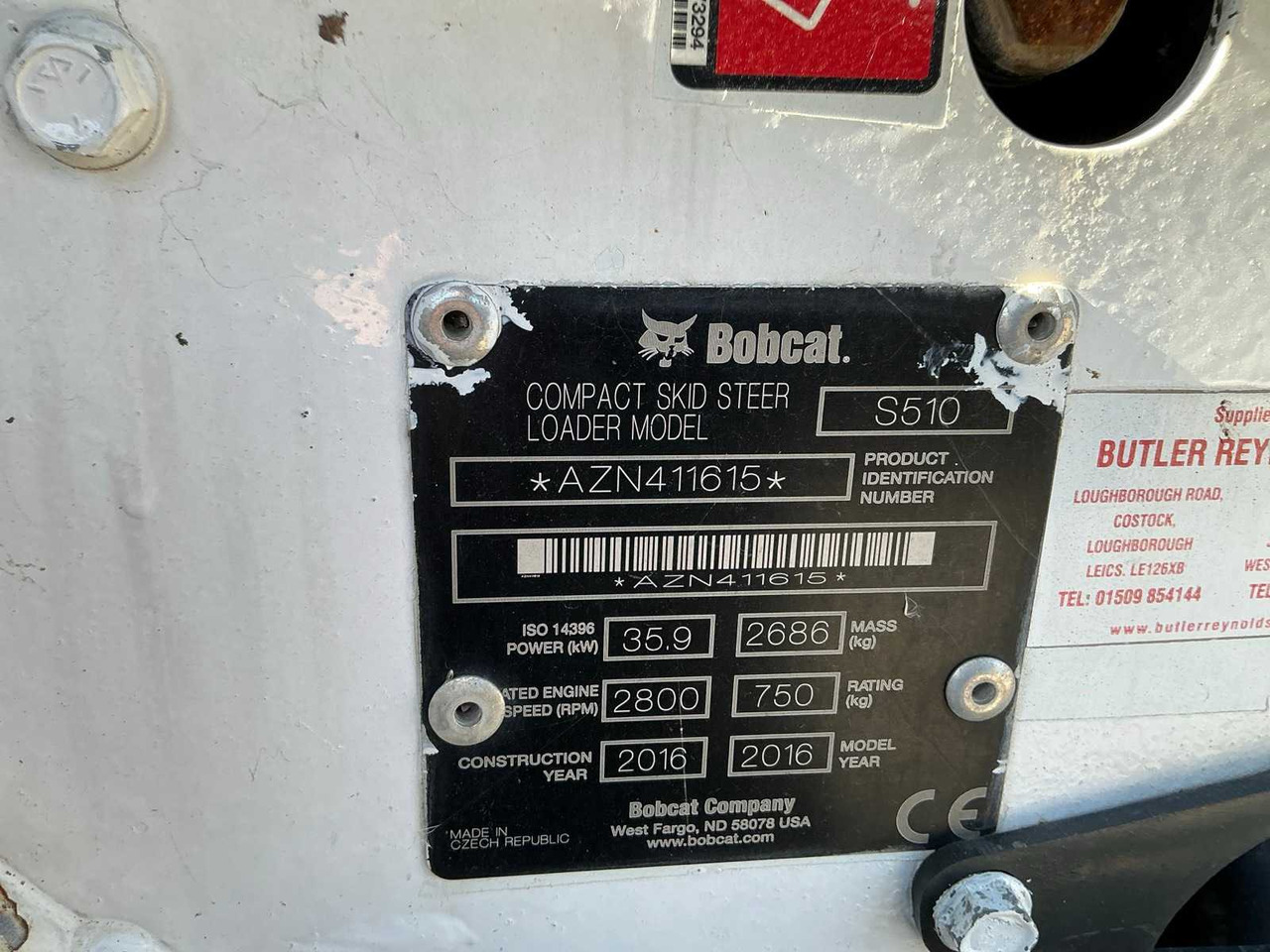 Minicargadora Bobcat S510: foto 8