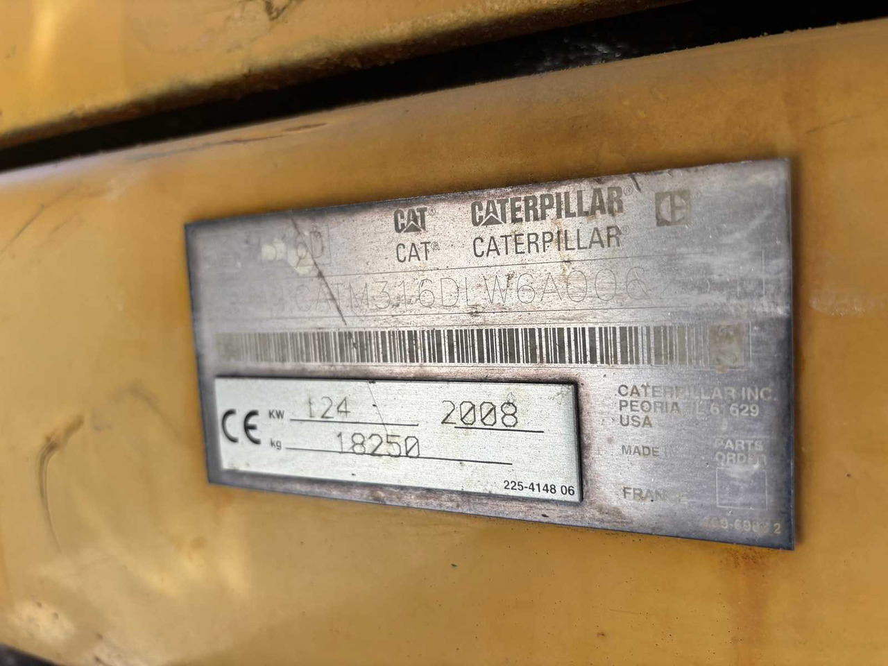 Excavadora de ruedas Caterpillar CATERPILLAR - M316D - WHEELED EXCAVATOR - 2008: foto 11