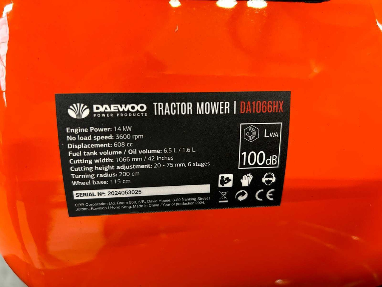 Cortacésped Daewoo DA1066HX: foto 23