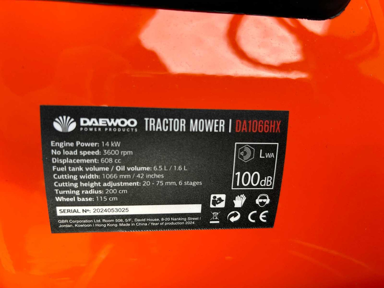 Cortacésped Daewoo DA1066HX: foto 10