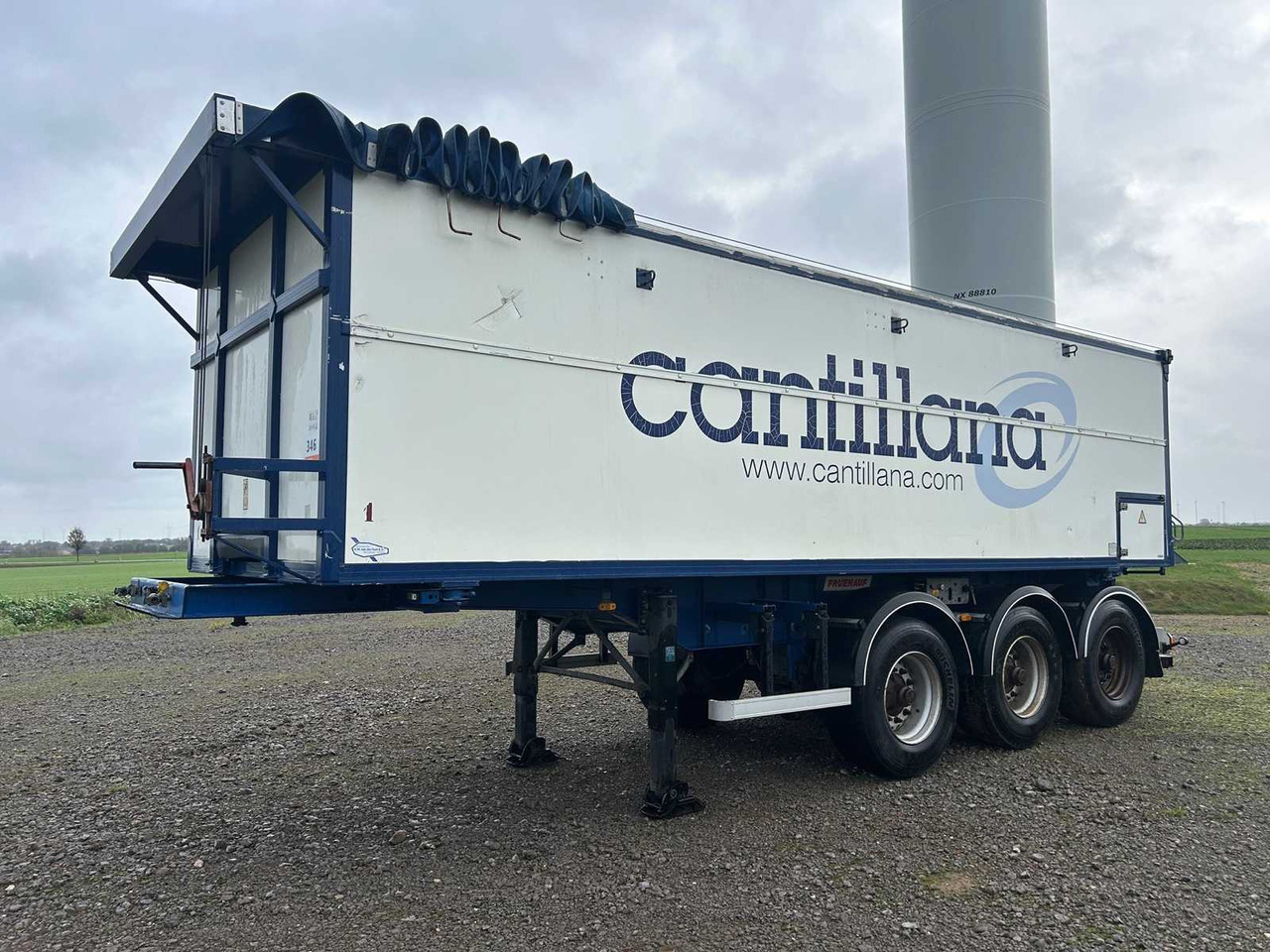 Fruehauf 9706 AL IS 06 - Remolque plataforma agrícola: foto 1 Fruehauf 9706 AL IS 06 - Remolque plataforma agrícola: foto 1