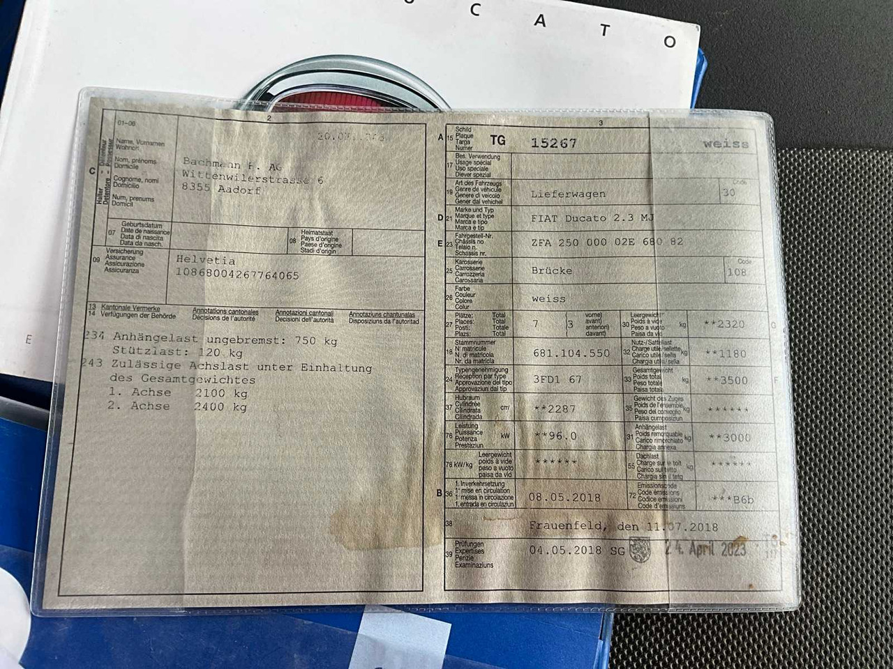 Furgoneta 2018 FIAT 2.3 MJ DUCATO VANS: foto 19