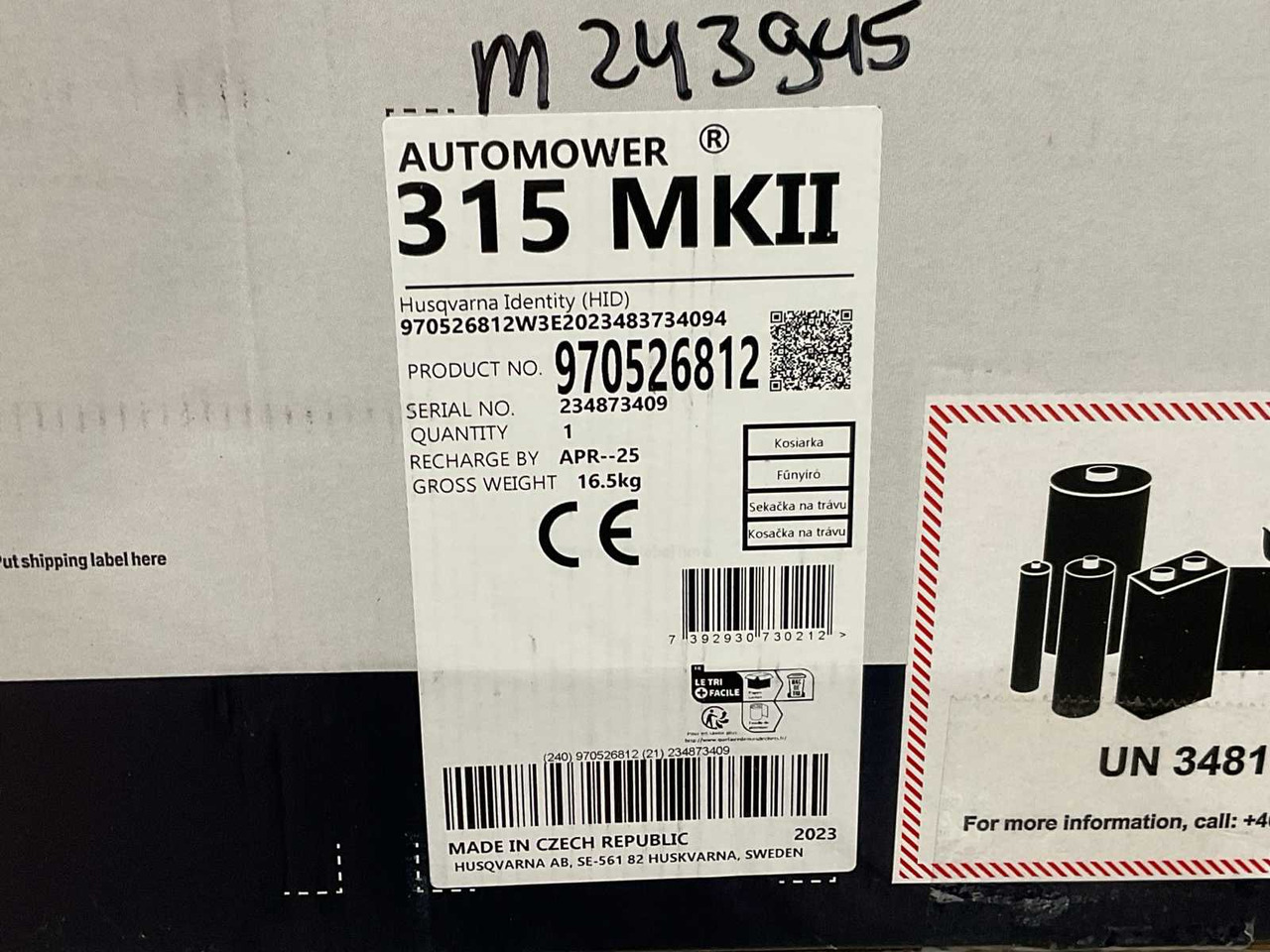 Husqvarna 315 MK II - Cortacésped: foto 4 Husqvarna 315 MK II - Cortacésped: foto 4