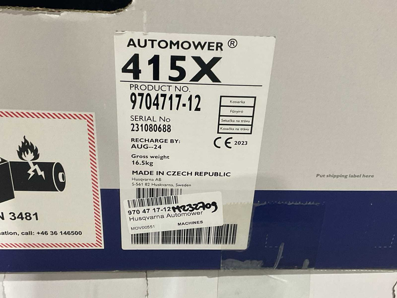 Husqvarna 415X - Cortacésped: foto 4 Husqvarna 415X - Cortacésped: foto 4