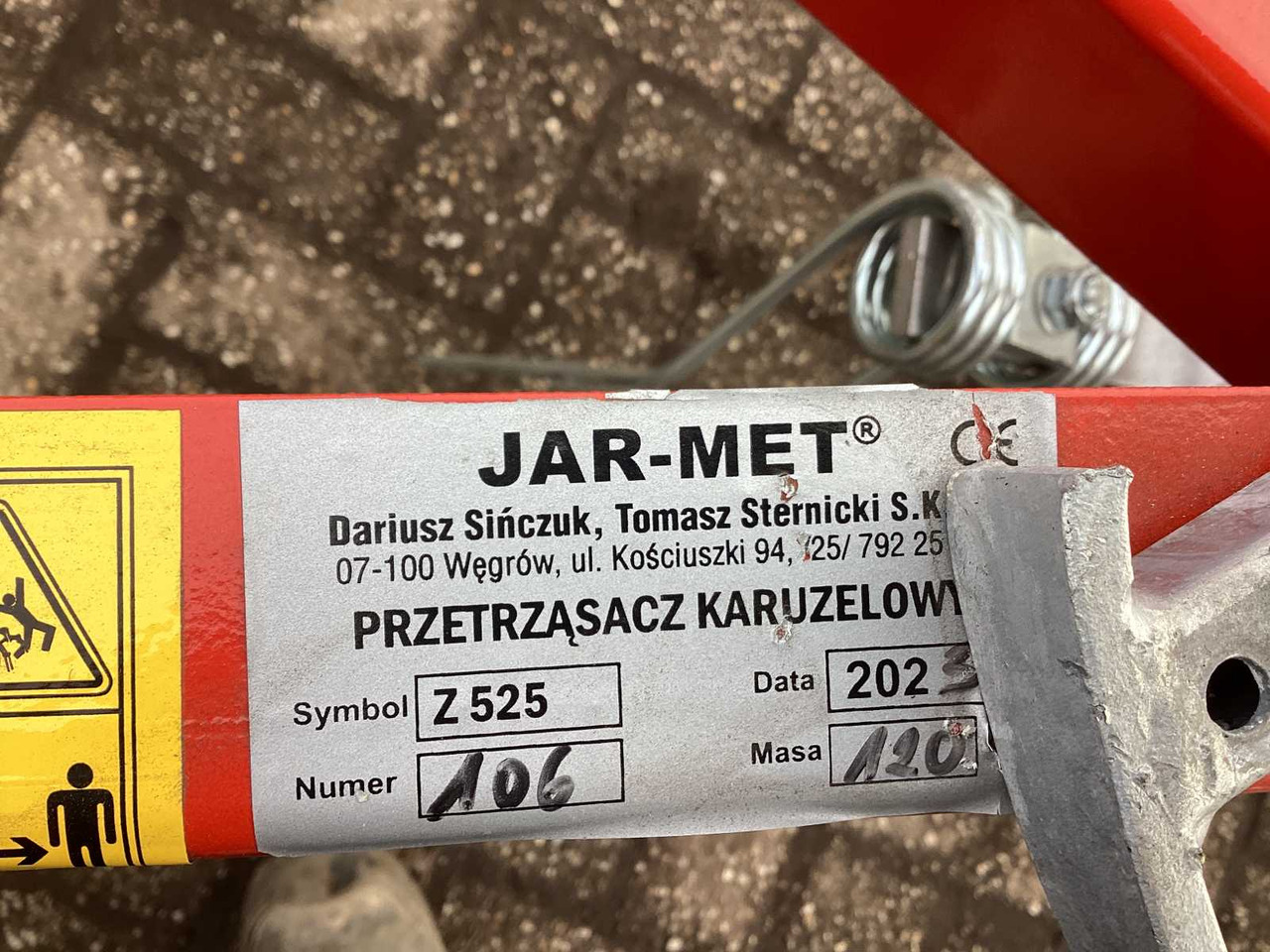 Jar-Met Hooischudder Z525 - Maquinaria de henificación: foto 5 Jar-Met Hooischudder Z525 - Maquinaria de henificación: foto 5