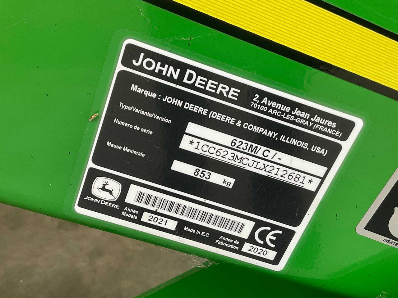 Cargador frontal para tractor John Deere 623M: foto 7 Cargador frontal para tractor John Deere 623M: foto 7