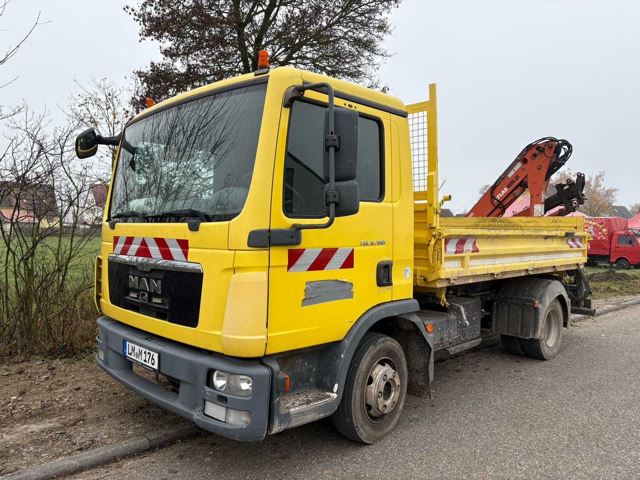 MAN / ATLAS TRUCK TIPPER WITH LOADING CRANE - Minidumper: foto 1 MAN / ATLAS TRUCK TIPPER WITH LOADING CRANE - Minidumper: foto 1