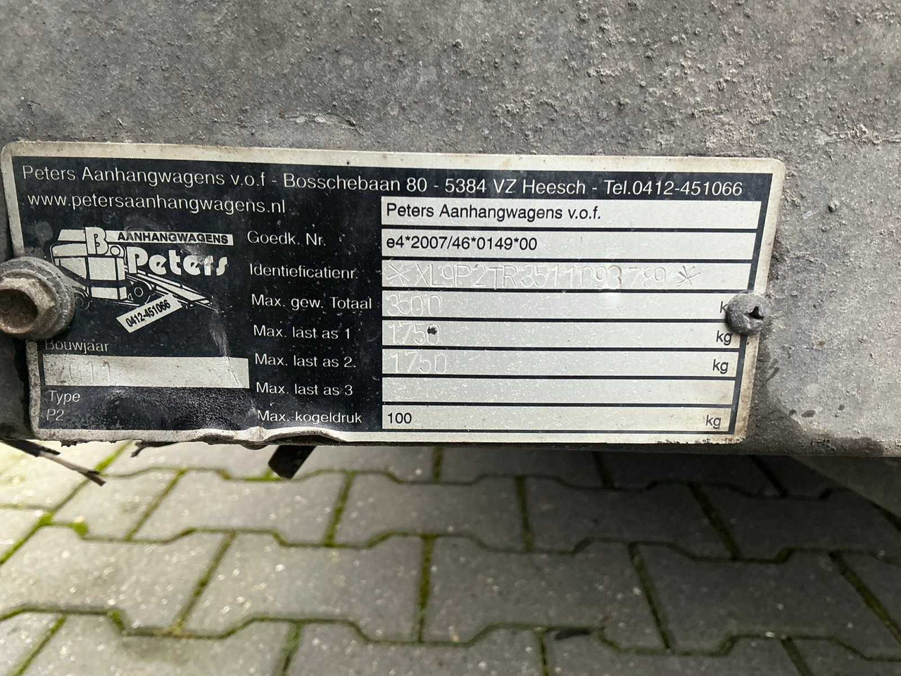 2011 PETERS P2 TRAILER MACHINE TRANSPORTER - Remolque: foto 4 2011 PETERS P2 TRAILER MACHINE TRANSPORTER - Remolque: foto 4